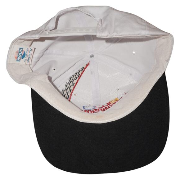 Vintage NASCAR Motordrome Speedway Snapback Hat Checkered Flag Racing Cap - Picture 4 of 6